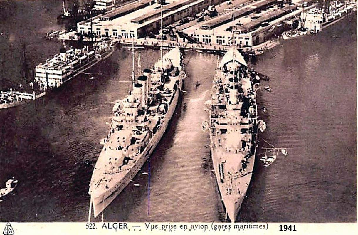 Alger - Gares Maritimes - Vue d'Avion - 1941.jpg